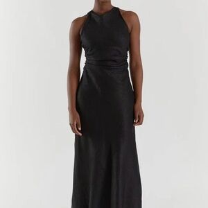 DISSH Black Sleeveless Maxi Dress